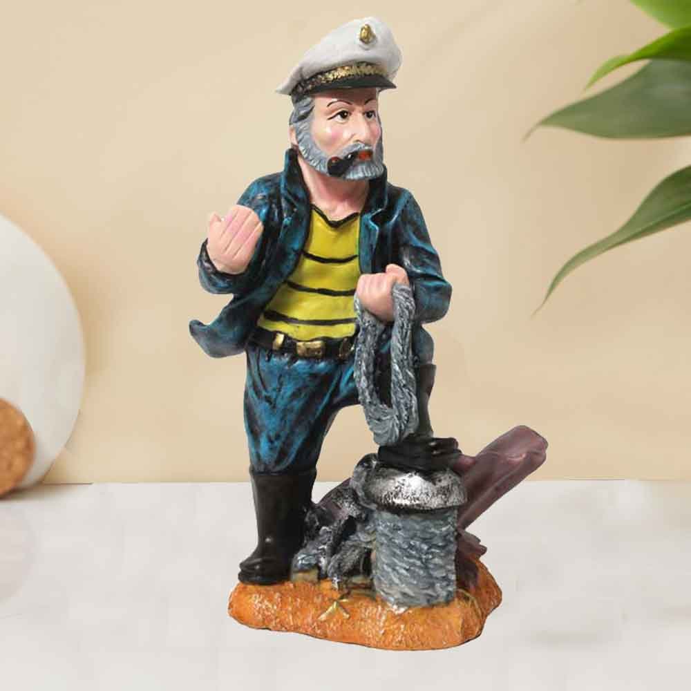 Wine Bottle Holder Man Statue statue for return gift 33 cm G12GX0194M