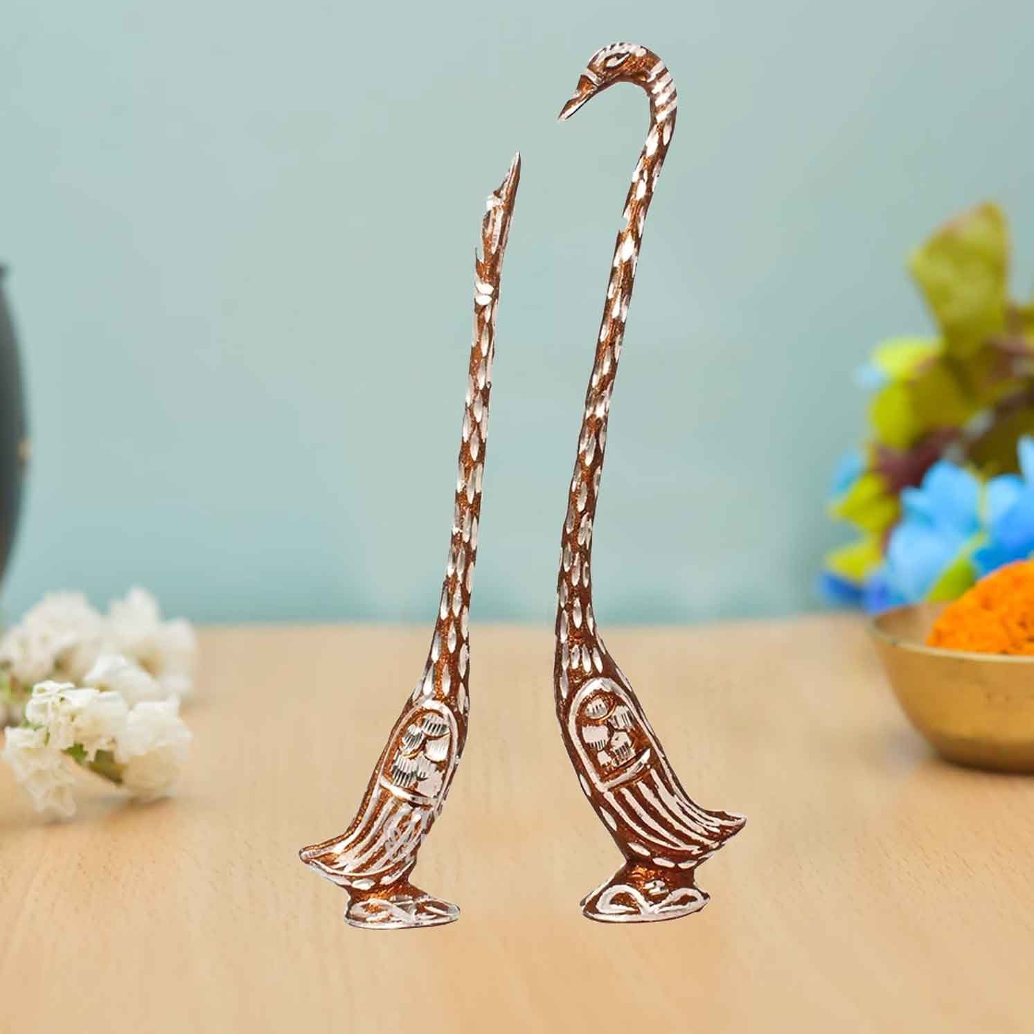 swan Decorative showpiece White Metal Decorative showpiece 33 cm G13GX0071C000XTAS