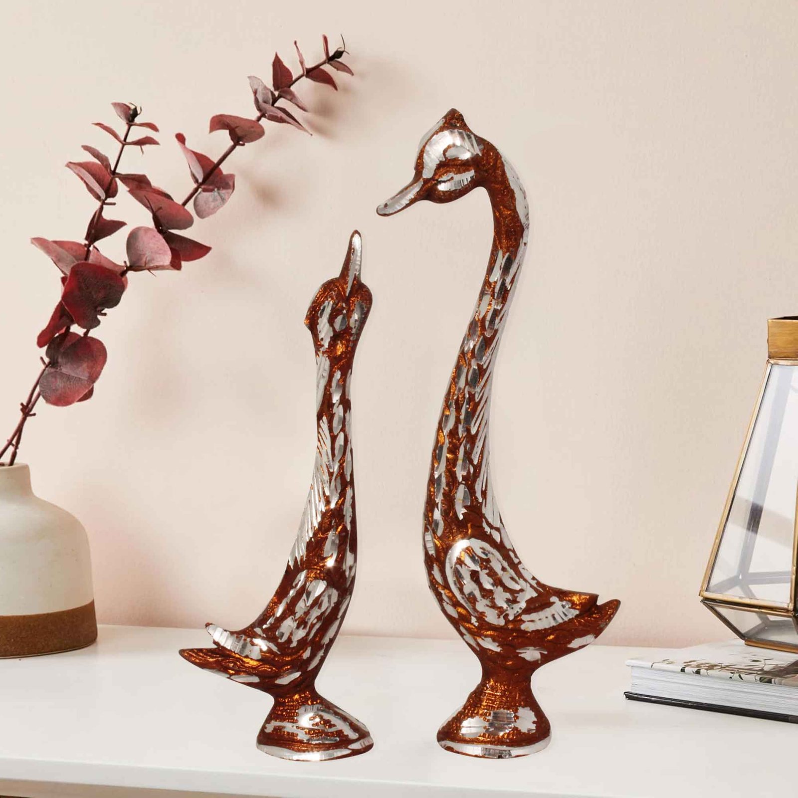 Love Bird Couple Copper Finished Couple Gift Item 18 cm G13GX0086C000XZOA