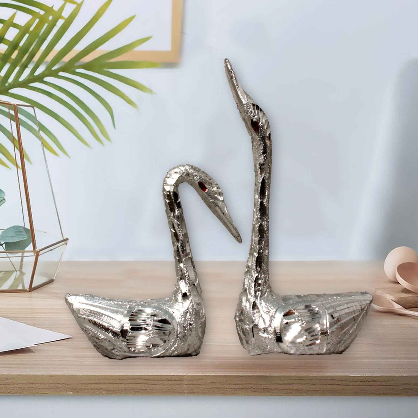 Duck Pair Aluminium Diamond cut 13 cm G13GX0093S000XZIS