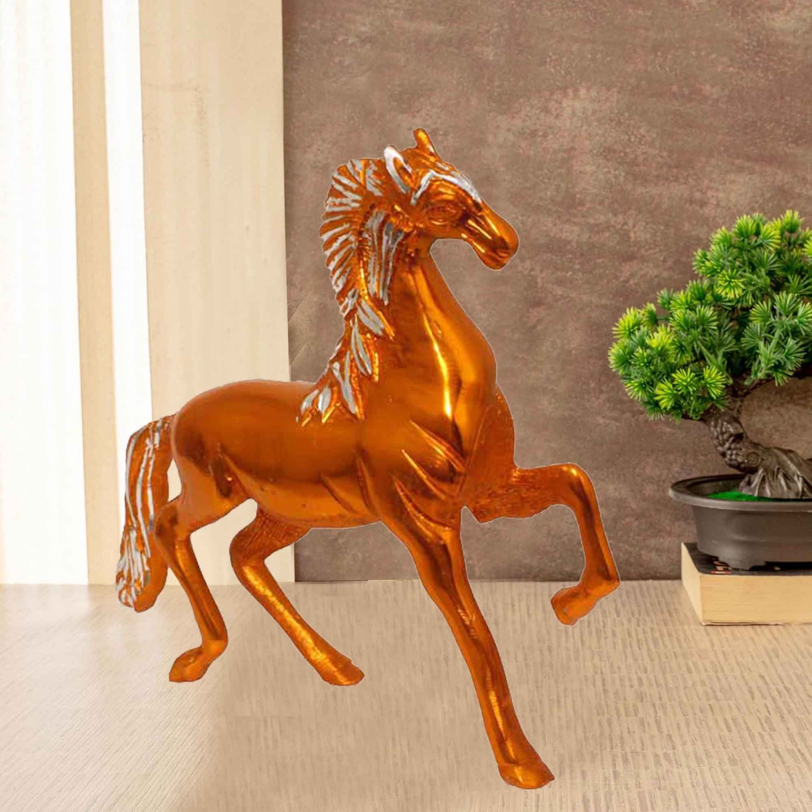 Horse Aluminium Metal Showpiece Item 27 cm G13GX0101G