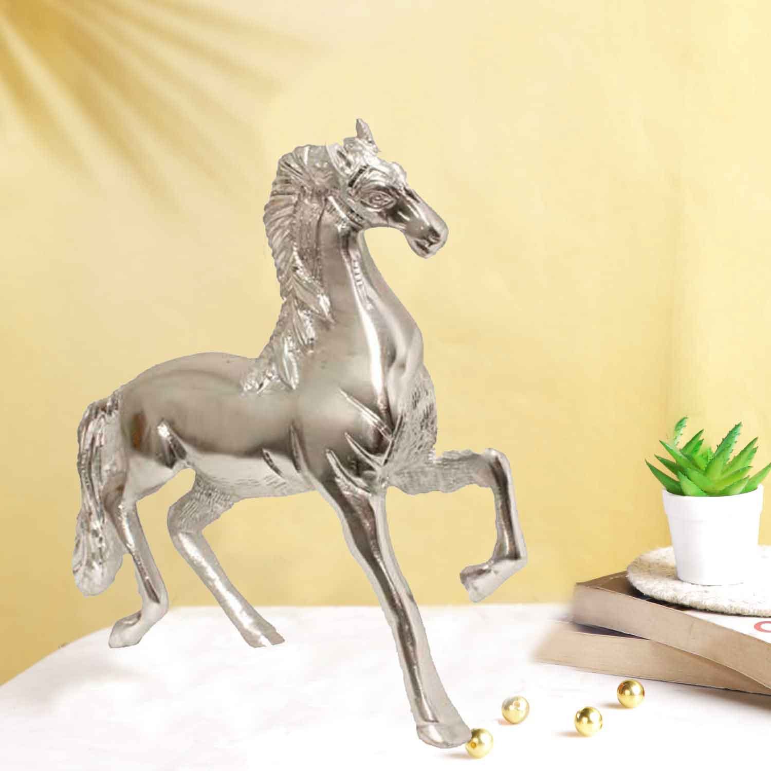 Horse Aluminium Showpiece Item 27 cm G13GX0101S