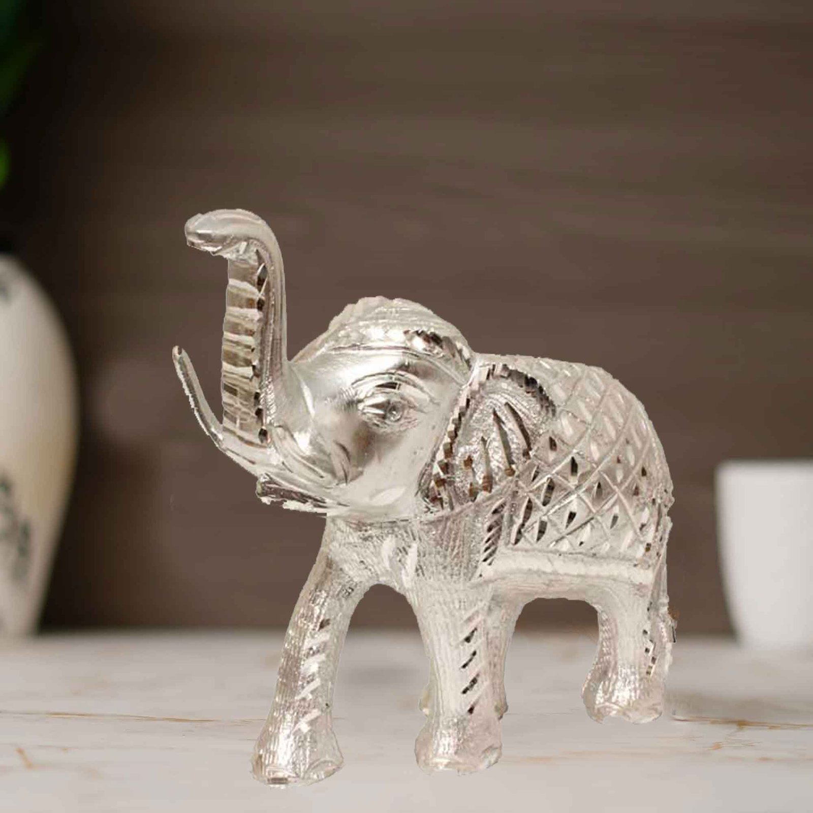 Elephant Aluminium Silver Finish 18 cm G13GX0111S