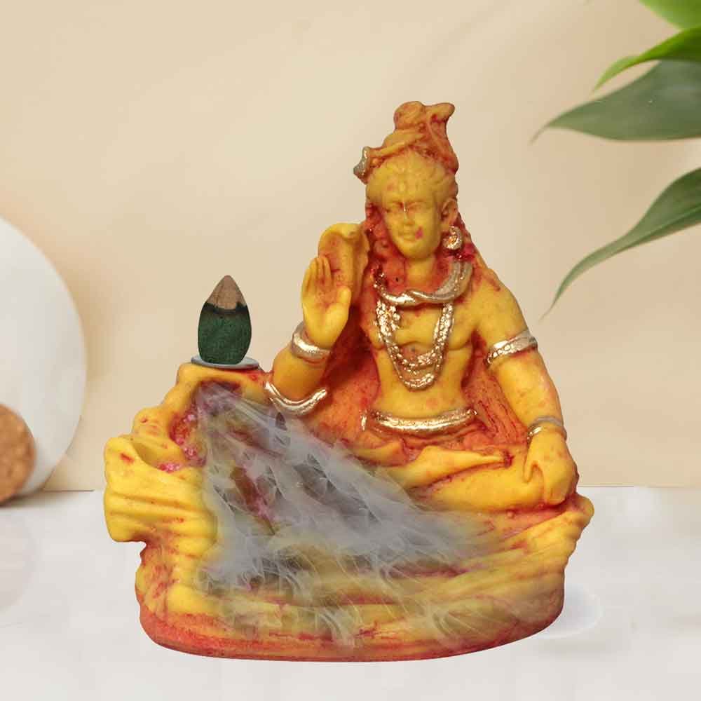Lord Shiv Smoke Fountain for decoration and gifting 10 cm G18GX0049Y