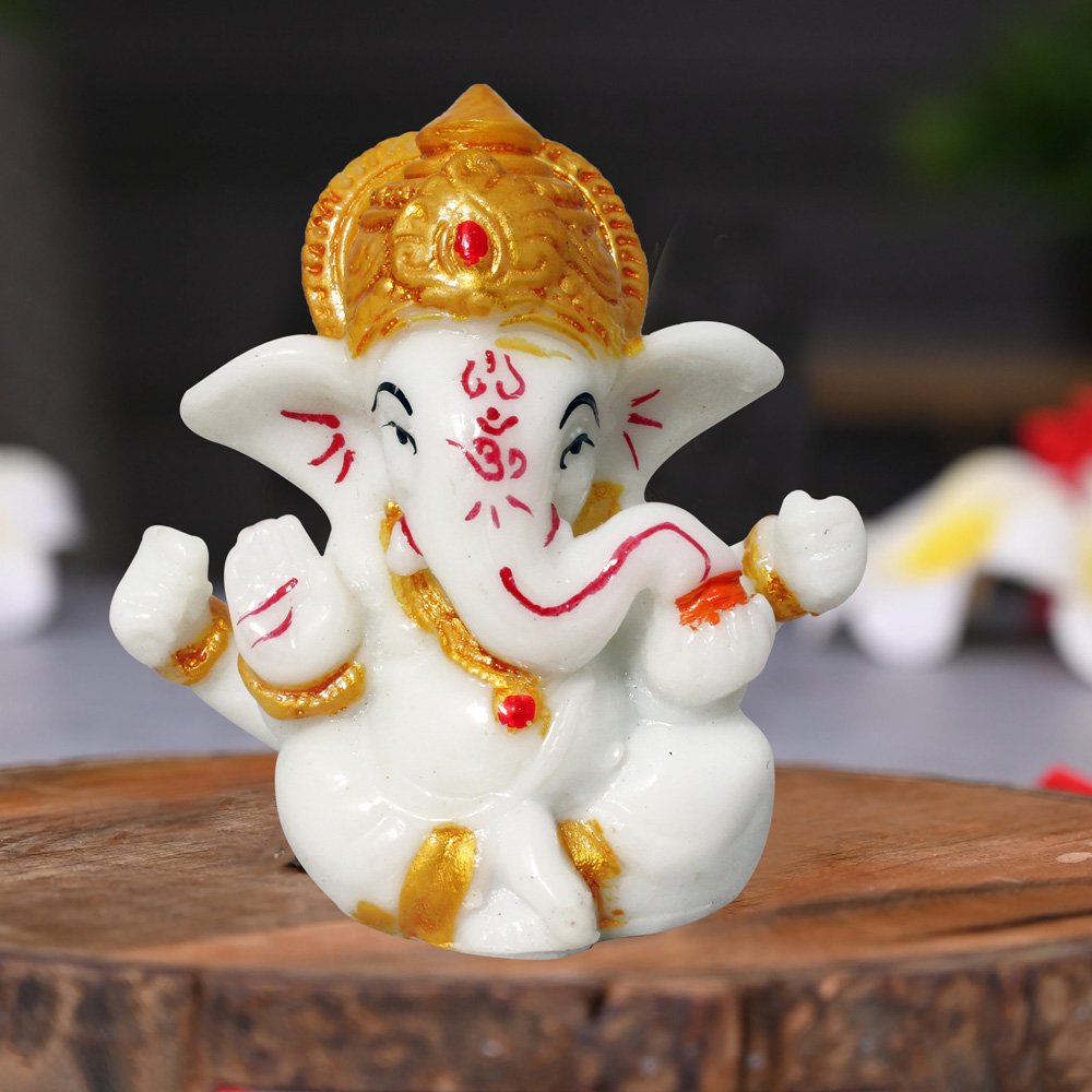 Car Dashboard Ganesha Statue for decoration and Diwali Gift 6 cm G21GX0151W000XZEA