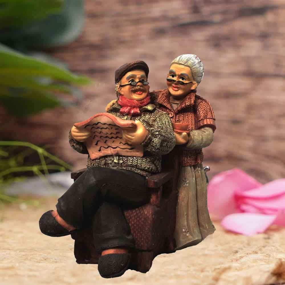 Dada Dadi Couple for 50th anniversary return gift 18 cm G23GX0031M