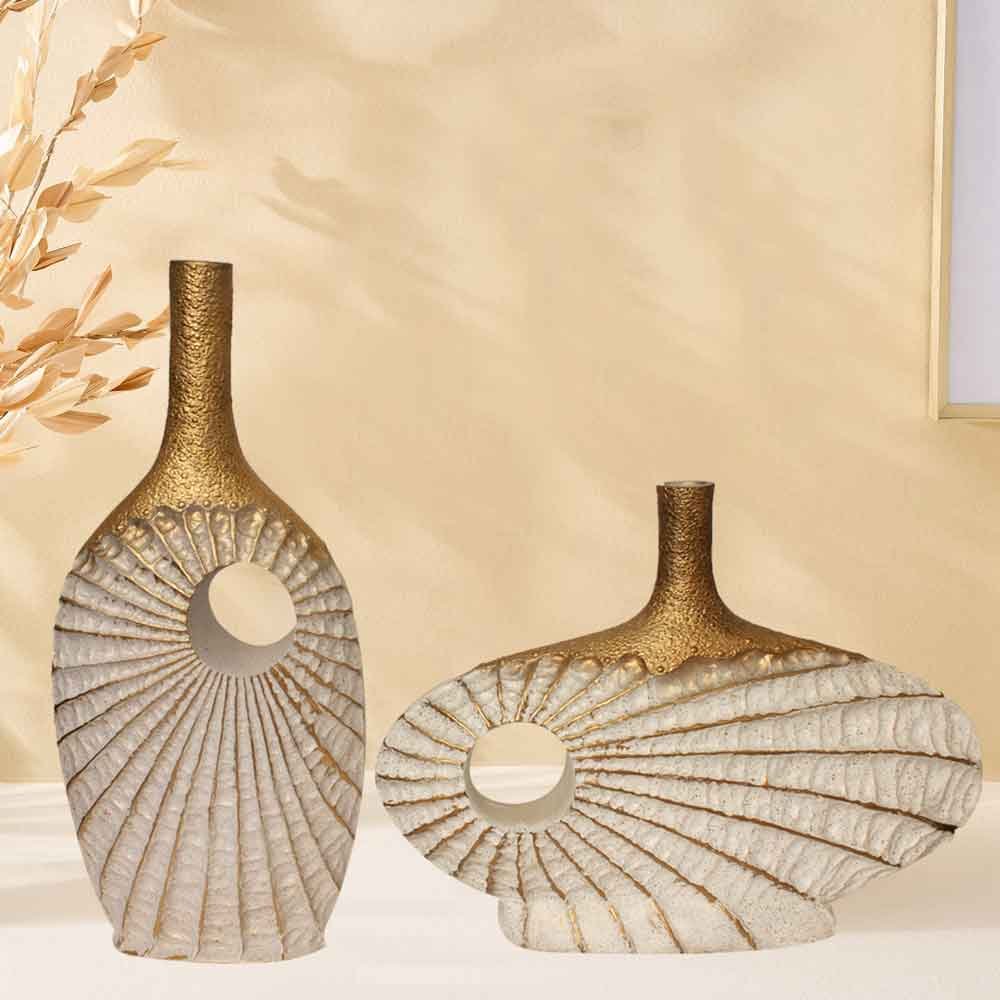 Set of 2 Flower Vase Showpiece for return gift and living room decoration 53 cm G24GX0045W