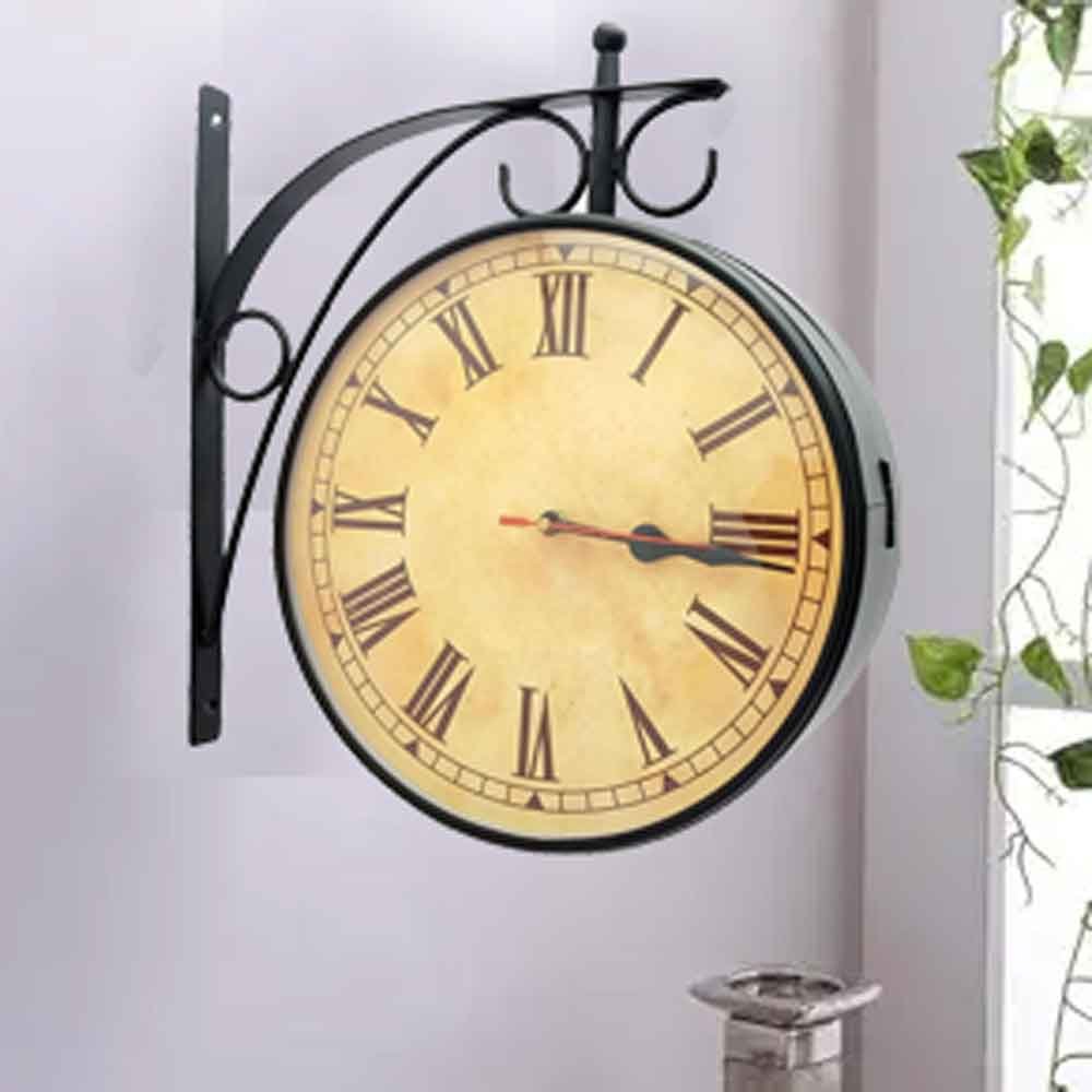 Station Vintage Analog clock for wall decoration 20 cm G26GX0052K000XRHA