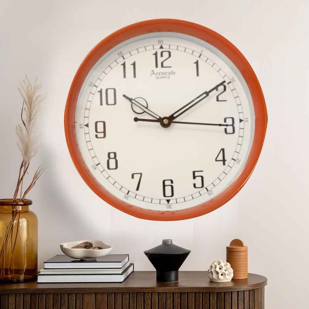 Round Analog Wall clock for wall decoration 22.5 cm G26GX0100L000XZIA