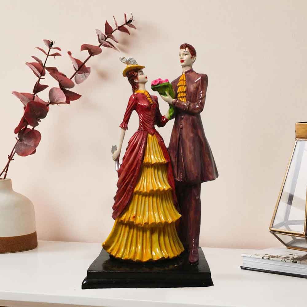 Decorative Valentine Couple Statue gift item of durga pooja 35 cm G29GX0014M