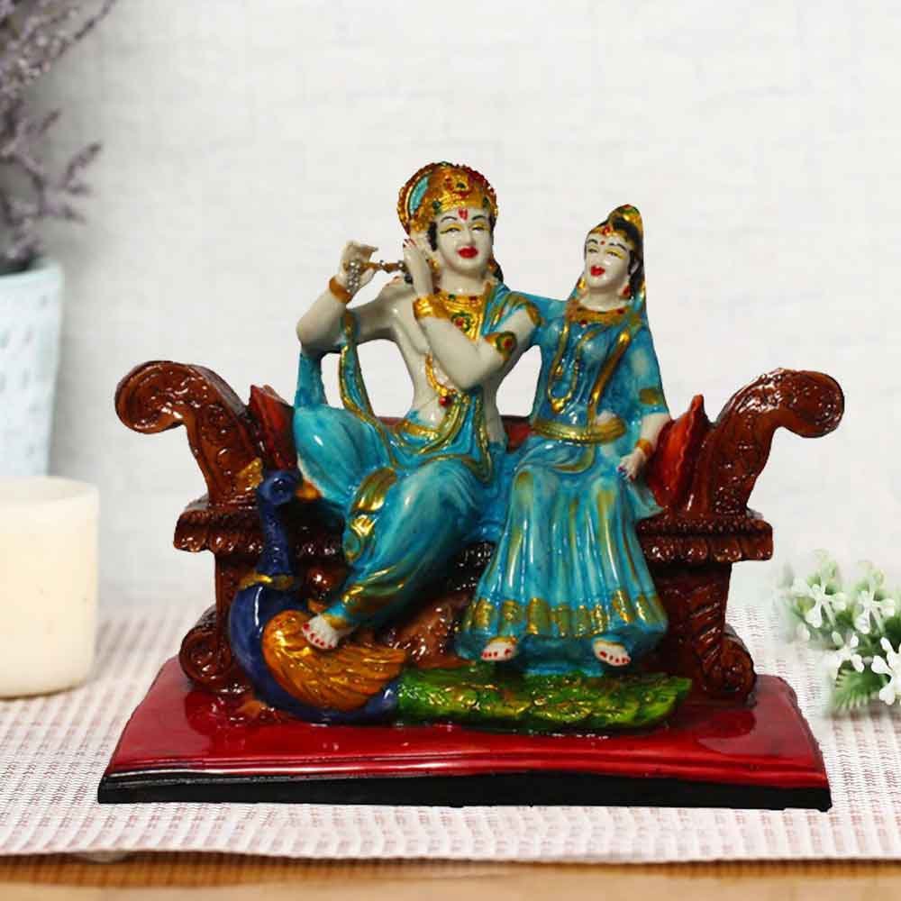 Lord?Radha Krishna Statue Idol showpiece for decoration 21 cm G29GX0019Q