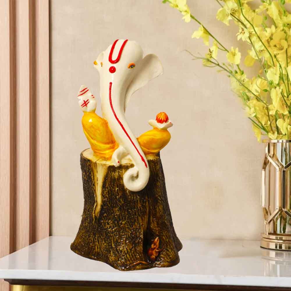 Lord Ganesha Art Statue gift item on diwali 32 cm G29GX0040W