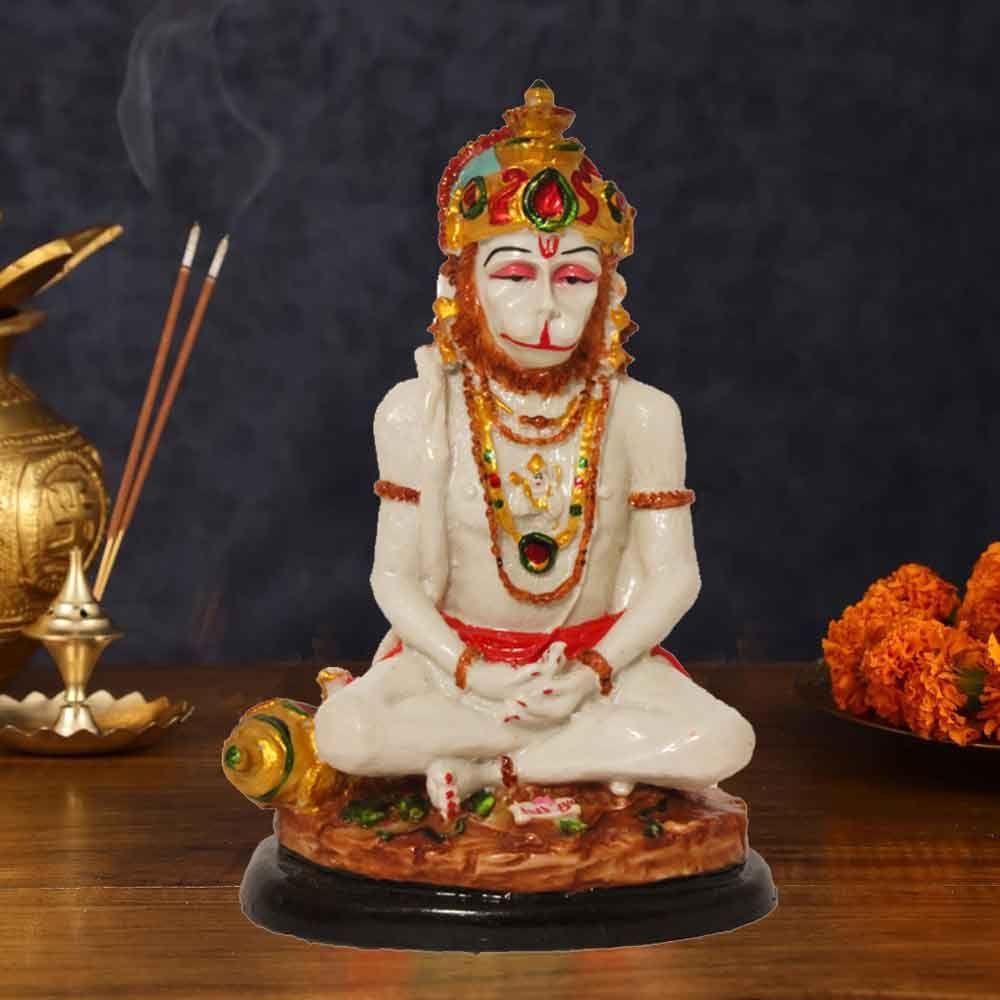 God Hanuman Idol Statue for gift on hanuman jayanti 19 cm G29GX0054M