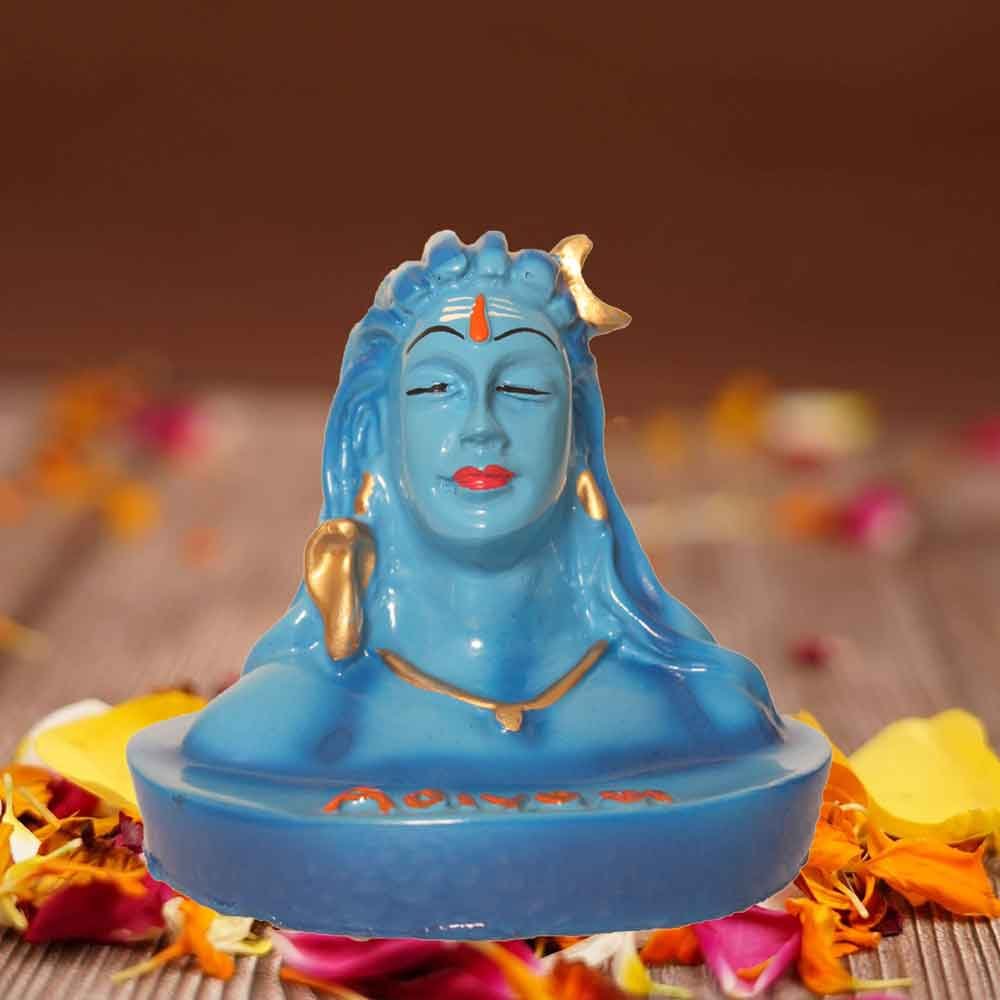 Car Dashboard Lord Adiyogi gift item for return gift 9 cm G30GX0214N