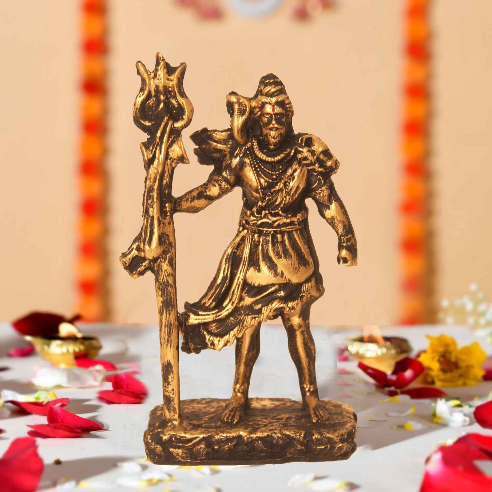 Car Dashboard Shiva idol for shivratri 12 cm G30GX0235B