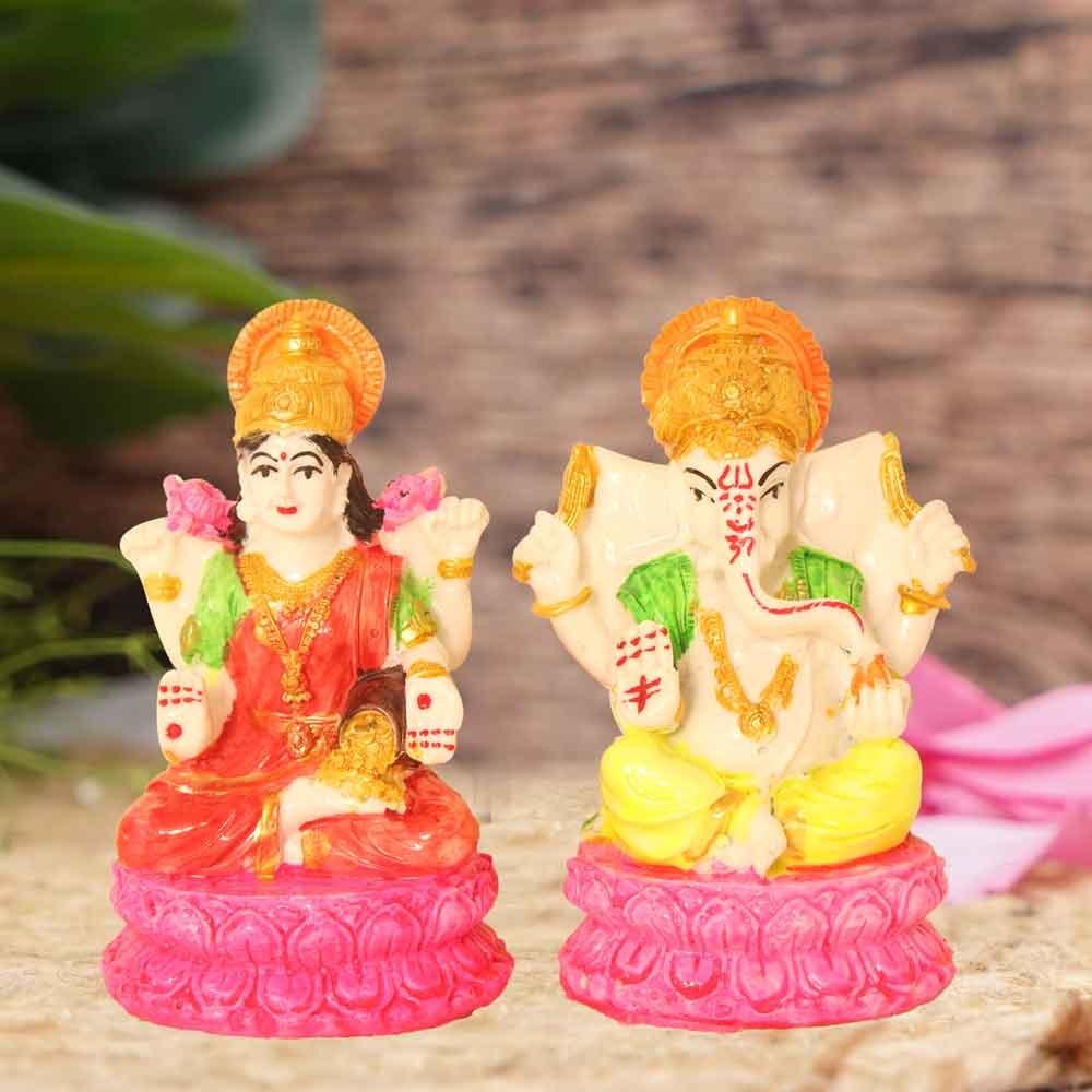 Lord Laxmi Ganesha for return gift on diwali 14 cm G30GX0236M