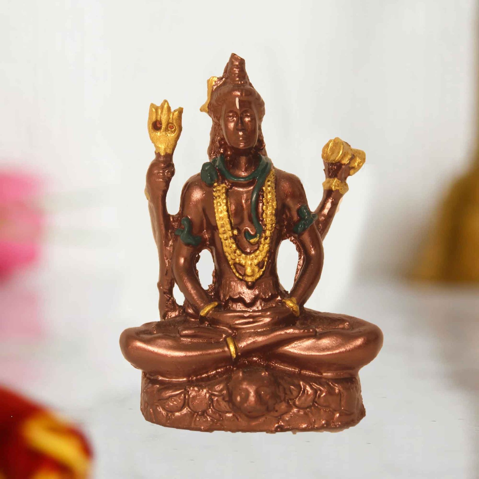 Car Dashboard Shiv gift on shivratri 8 cm G30GX0239C