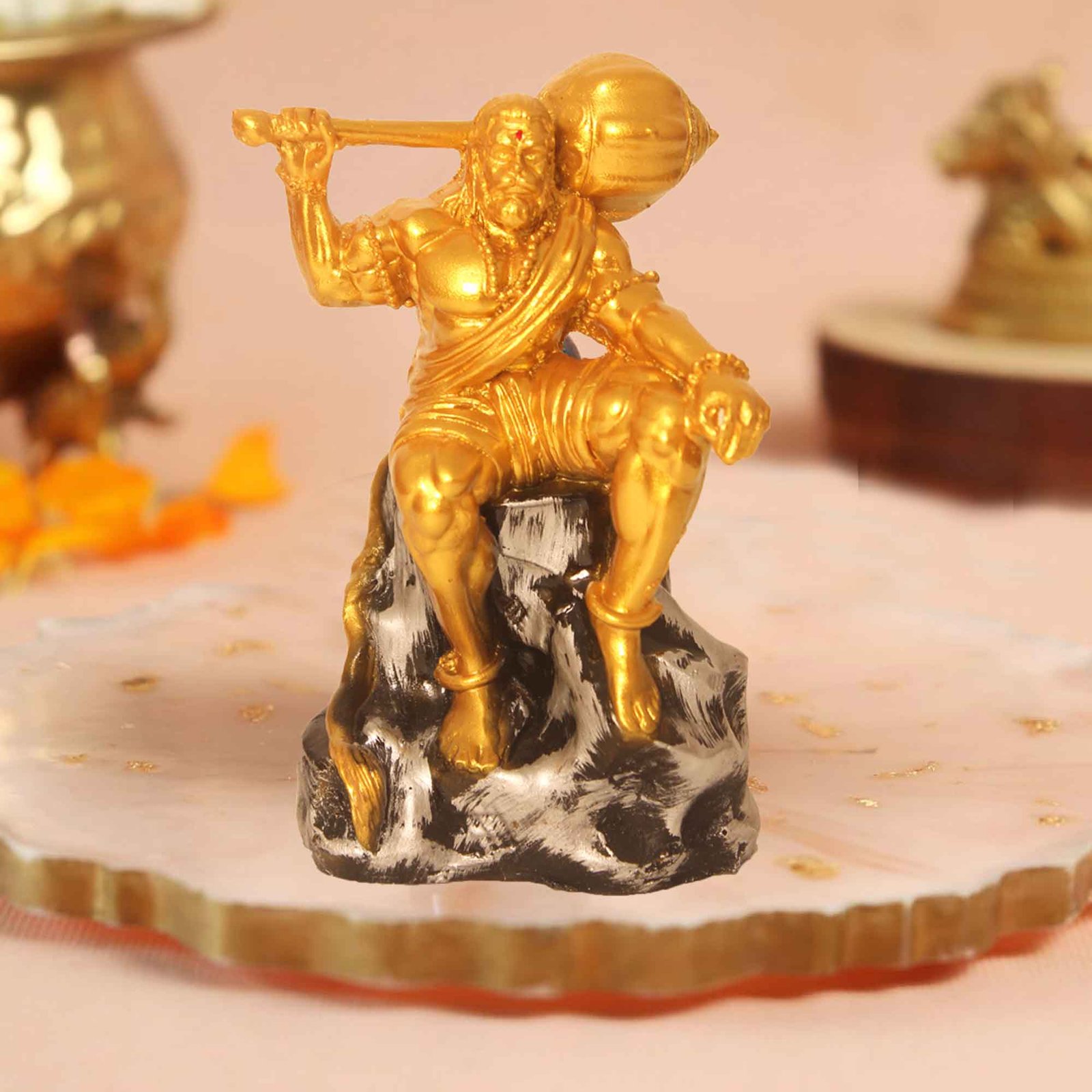 Gada Hanuman Statue for decoration and Diwali Gift 12 cm G30GX0245G