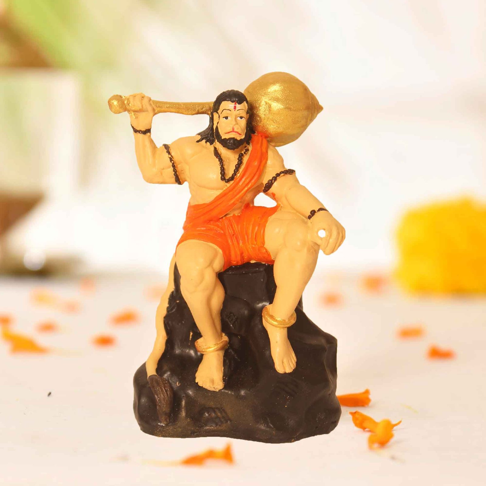 Gada Hanuman idol for car dashboard 12 cm G30GX0245I