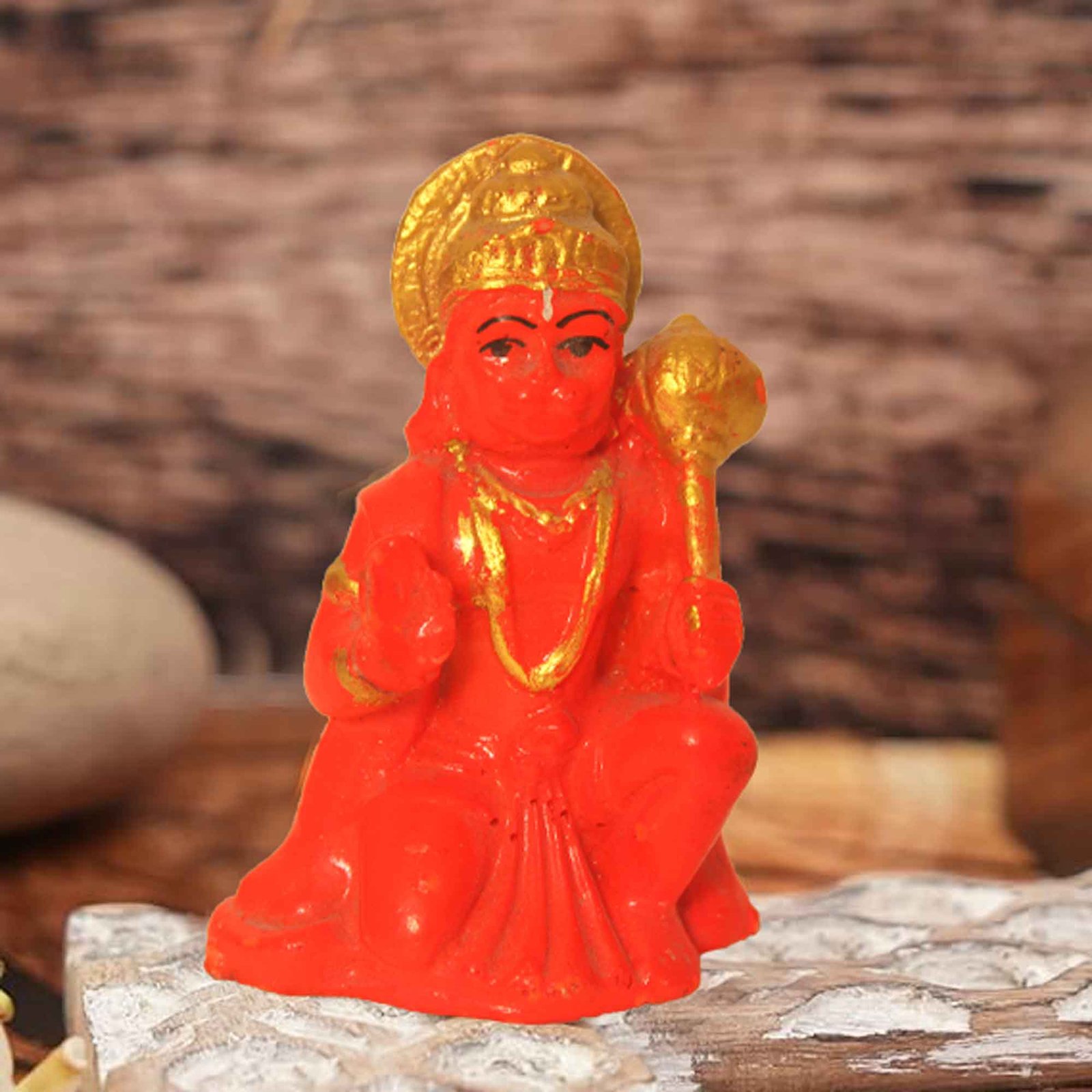 Blessing Hanuman showpiece for home decoration 7 cm G30GX0258O