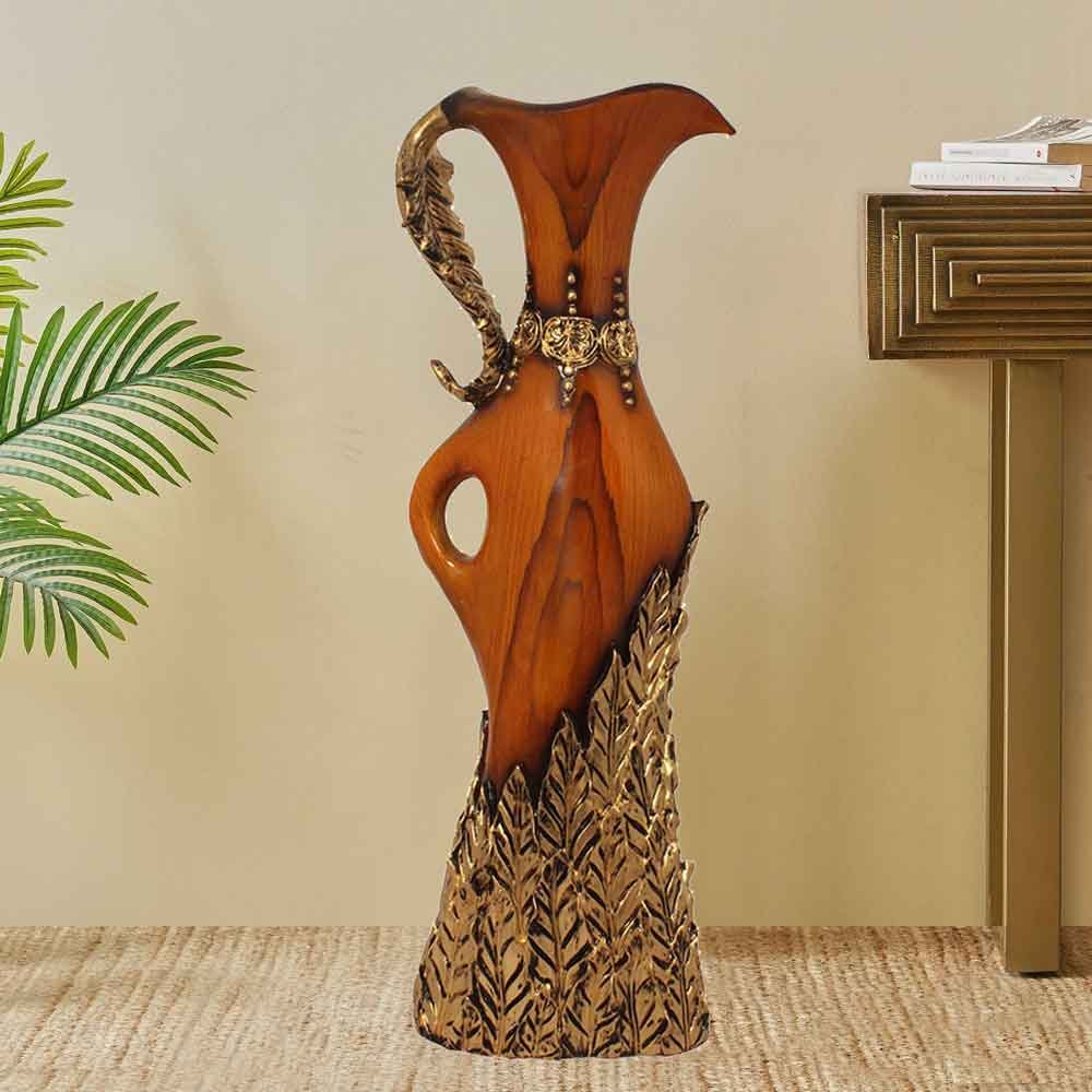 Decorative Flower Vase Antique Look for decoration 65 cm G33GX0088L000XESS