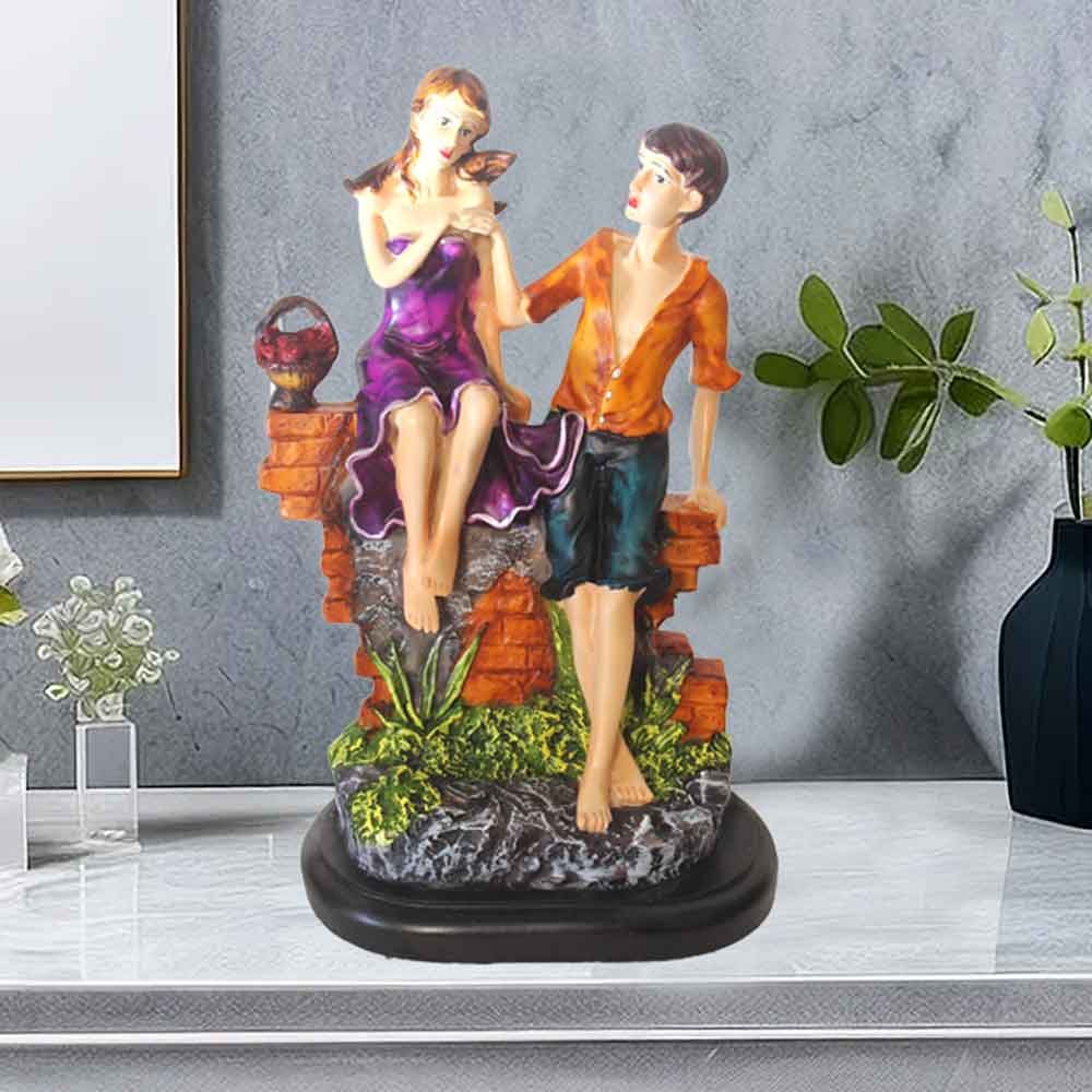 Love Couple Statue Showpiece for return gift on wedding day 34 cm G36GX0025M