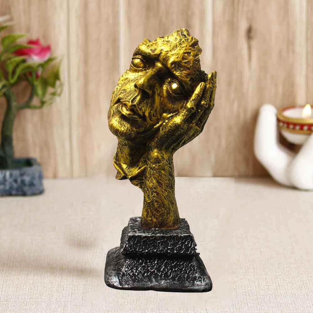 Modern Art Face Decorative Statue for decoration of table 34 cm G37GX0051M000XHPR