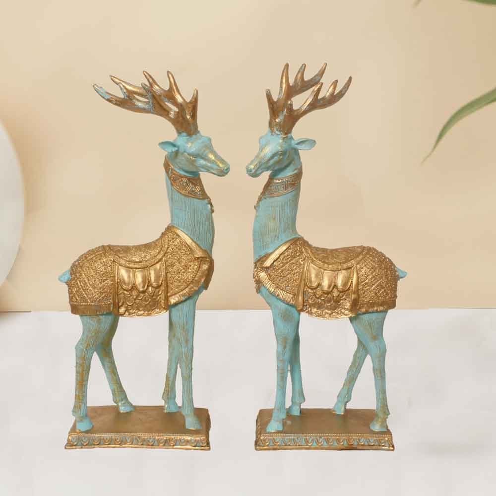 Deer Pair Showpiece gift for birthday 40 cm G37GX0095Q