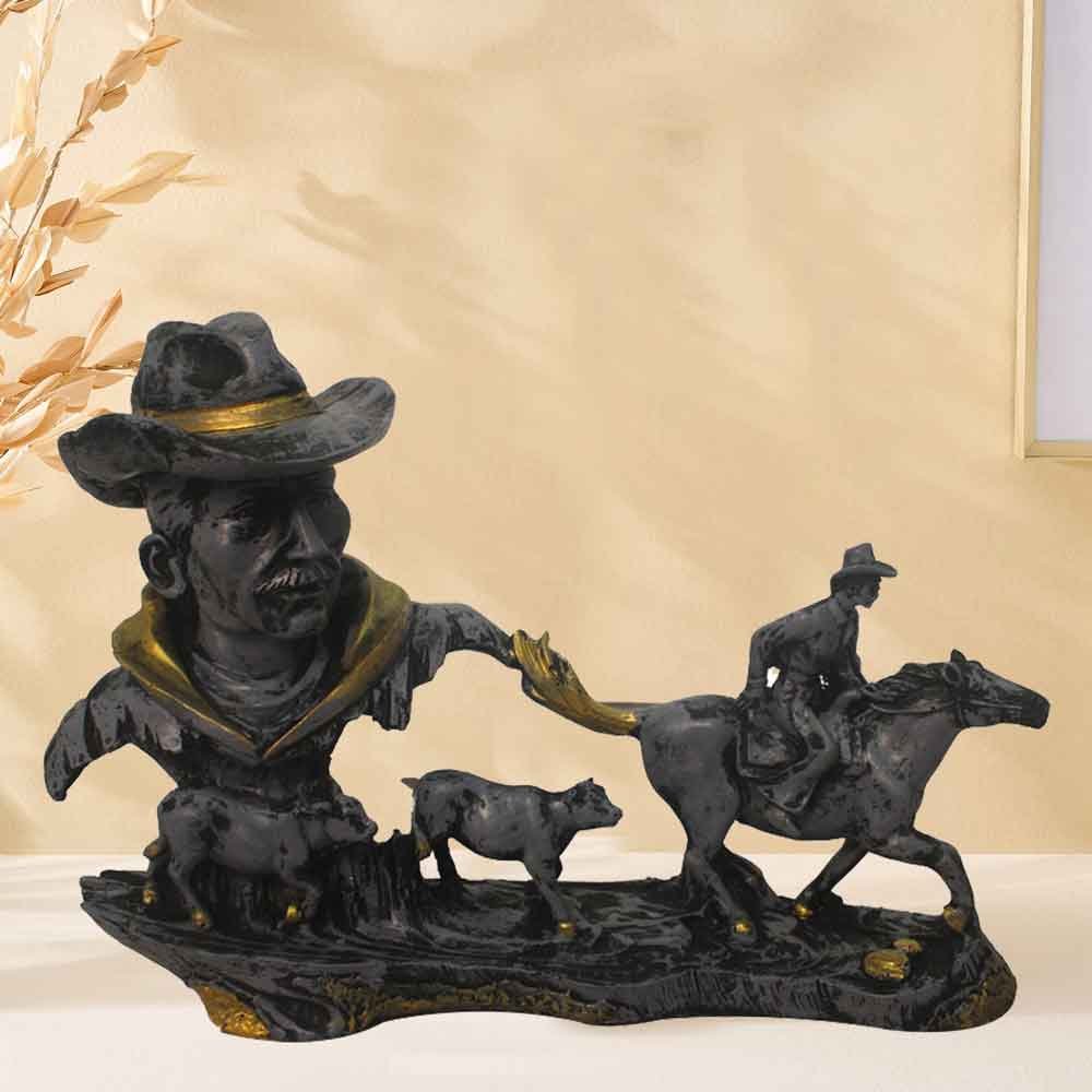 Hunter Horse Showpiece for gift on birthday 22 cm G37GX0113S