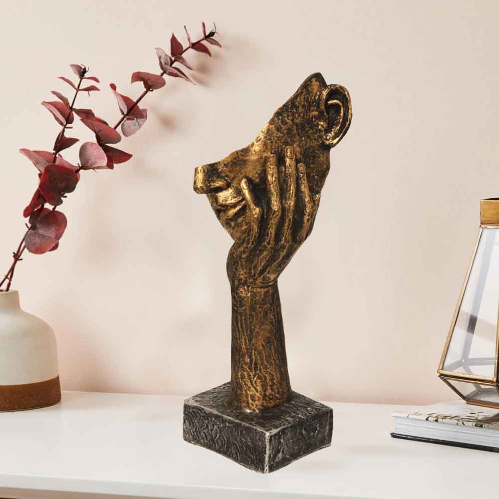 Modern Art Face Statue Handicraft Sculpture showpiece for office 29 cm G37GX0122G