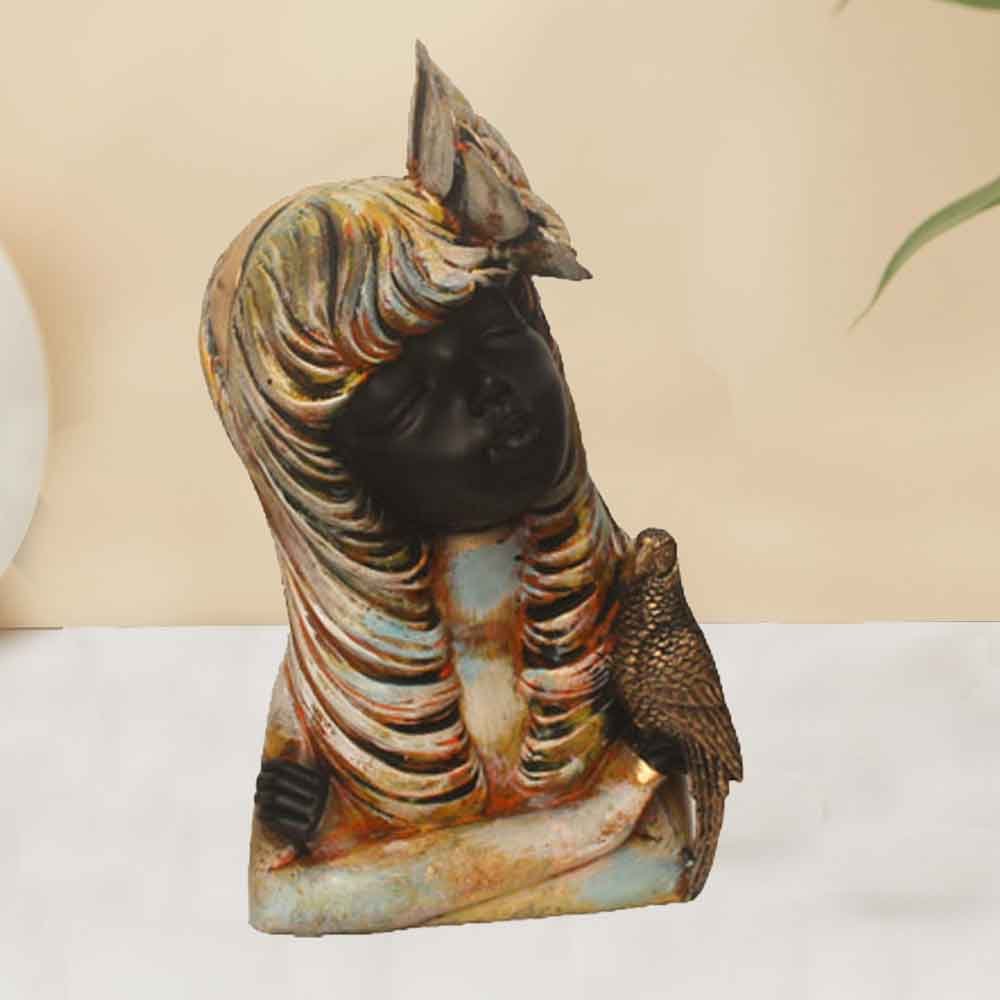 Home Decor Lady Statue Showpiece for gift on function 24 cm G37GX0161M