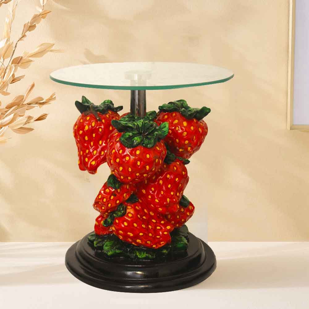 Decorative Fruit Corner Table Showpiece for budh purnima and living room 28 cm G40GX0108R