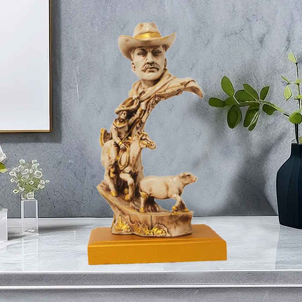 Modern Art Shikari Statue for decoration and gift 27 cm G51GX0157I000XEES