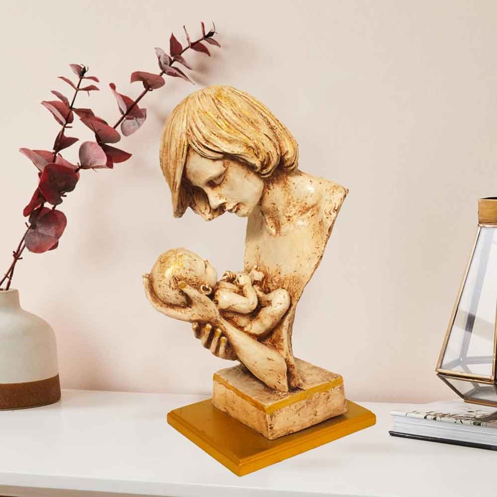 Modern art Ma Baby sculpture Showpiece for table decoration 36 cm G51GX0181I