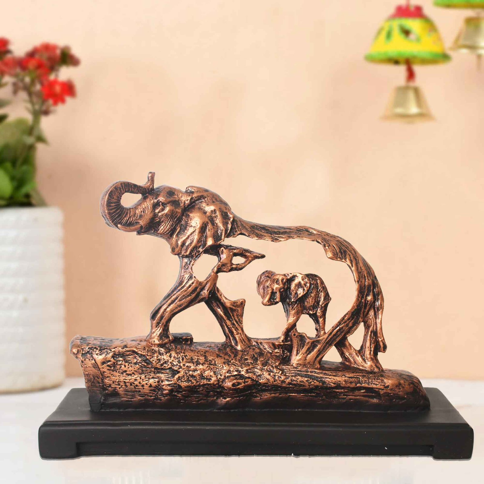 Modern Art Elephant gift items for home inaugration Antique Finish 20 cm G57GR1684CKNGX