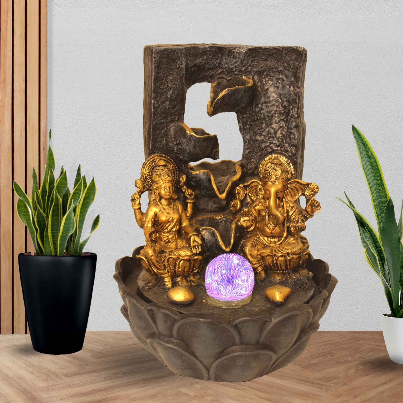 God Idols Indoor Water Fountain for Diwali Gifts