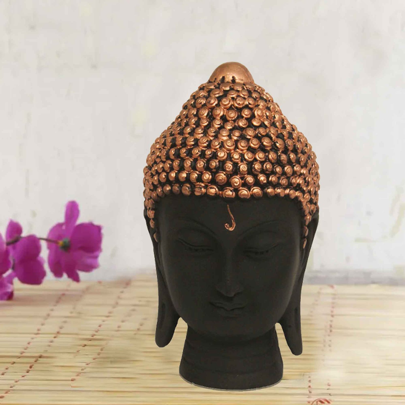Tabletop Gautam Buddha Face gift items Matte Finish 25 cm G57GX1060KCNMX