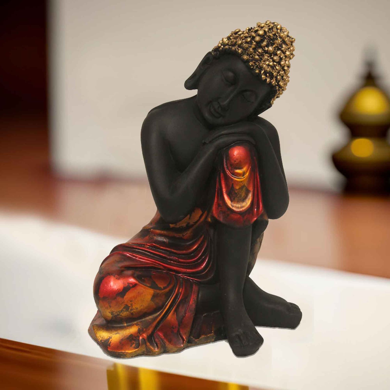 Resting Buddha artifacts for tv unit Multi Look 23 cm G57GX1101KRMMX
