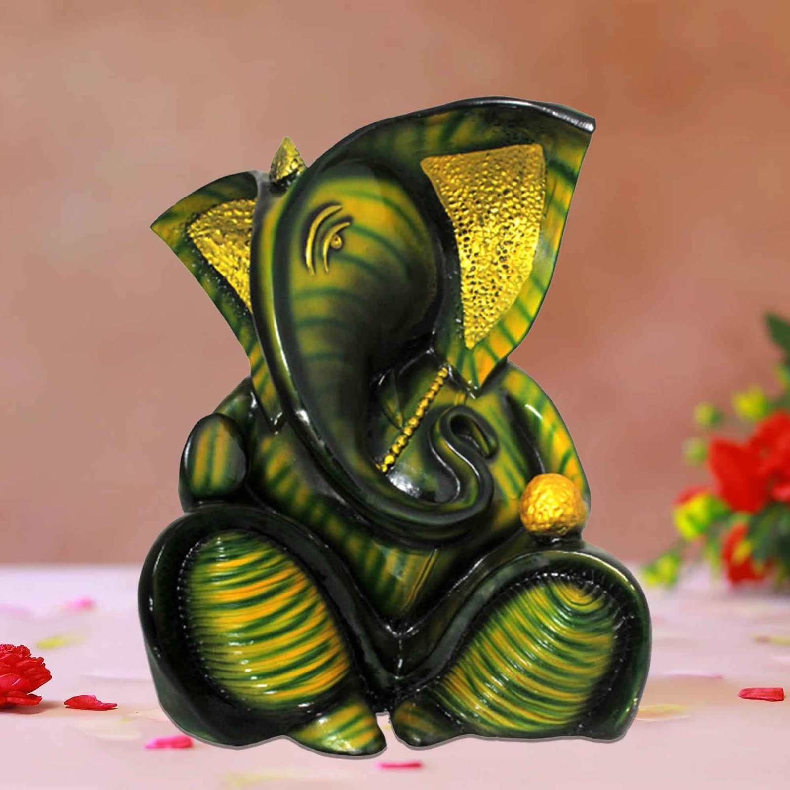 Lord Ganpati gift items for home inaugration Gloss Finish 34 cm G57GX1109HGLGX