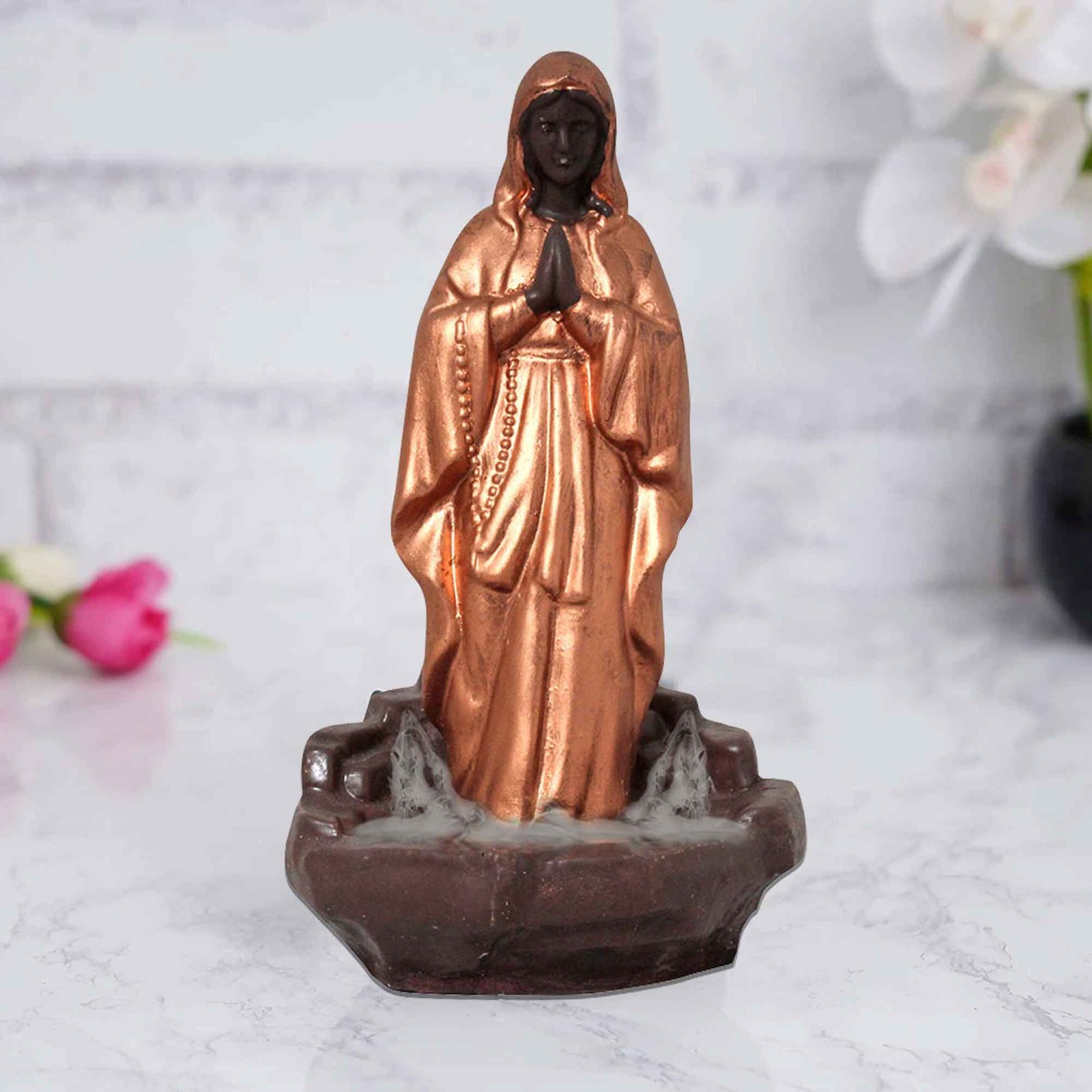 Jesus Backflow Fountain return gift items Matte Finish 20 cm G57GX1145ACNMX