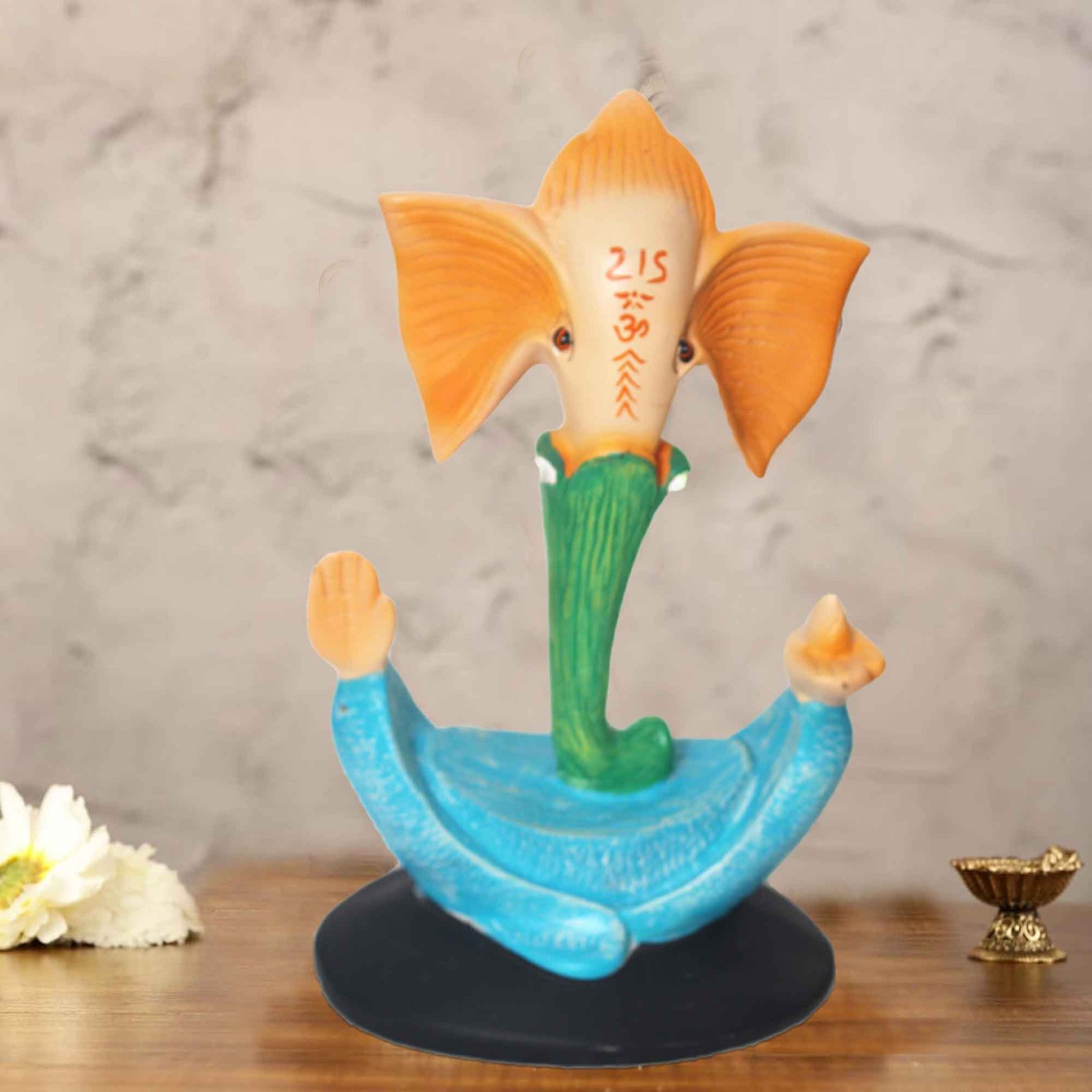 Lord Soond Ganesh sculpture for living room Matte Finish 28 cm G57GX1153VQLMX