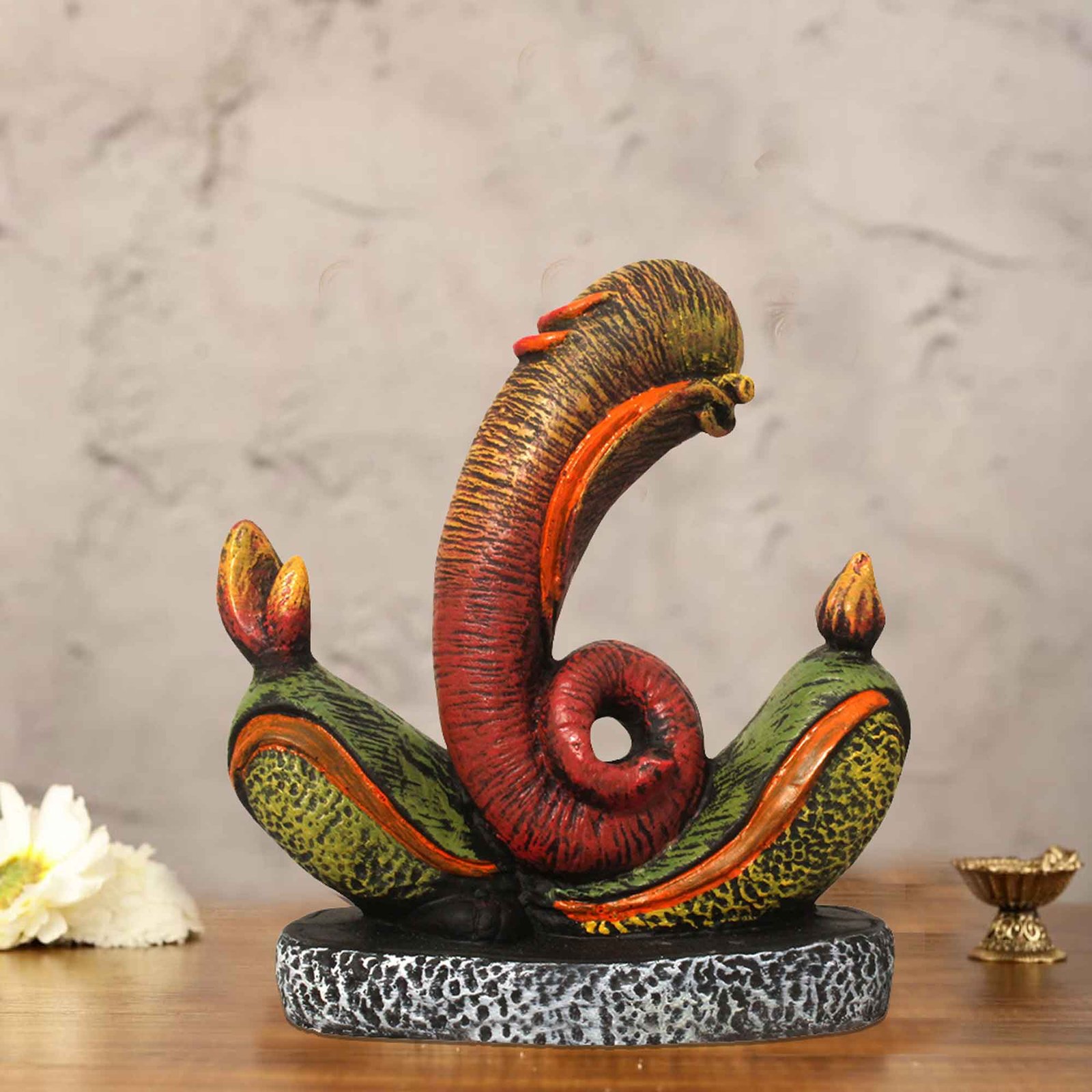Modern Art Shund Ganpati miniature gifts Matte Finish 19 cm G57GX1154AHLMX