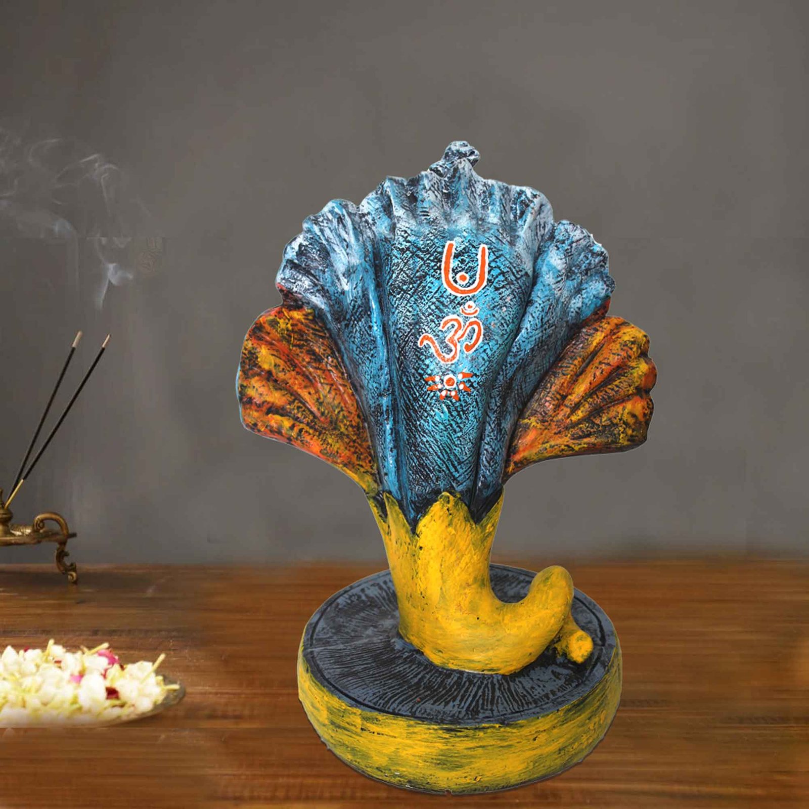 Lord Shund Ganesha showpiece for home Matte Finish 27 cm G57GX1161QYLMX