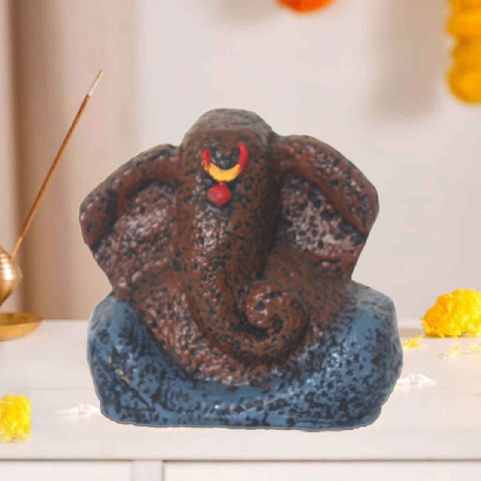 Lord Bal Ganesha idols for gift Matte Finish 11 cm G57GX1247AFNMX