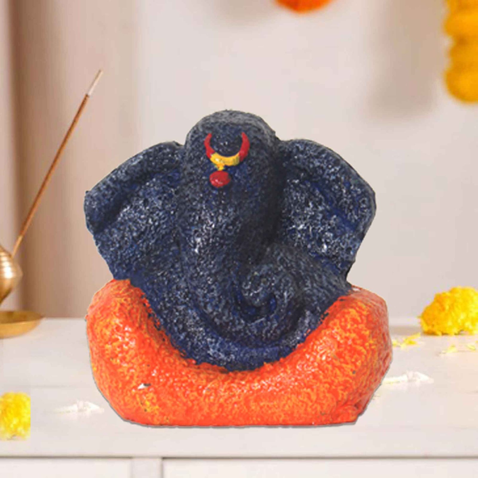 Lord Bal Ganesha showpiece for tv unit Matte Finish 11 cm G57GX1247NONMX