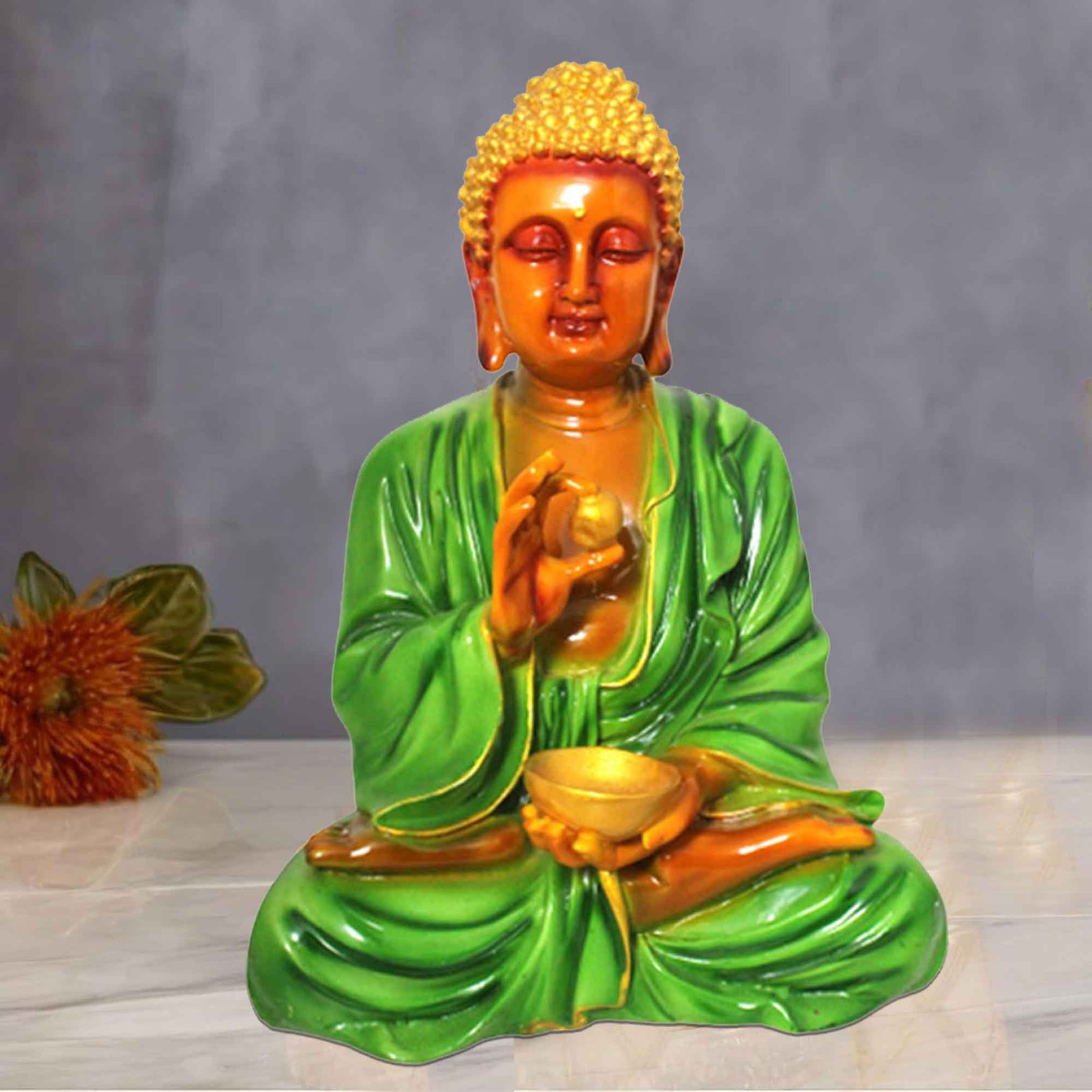 Big Size Goli Buddha figures for decoration Matte Finish 58 cm G57GX1266AHNMX