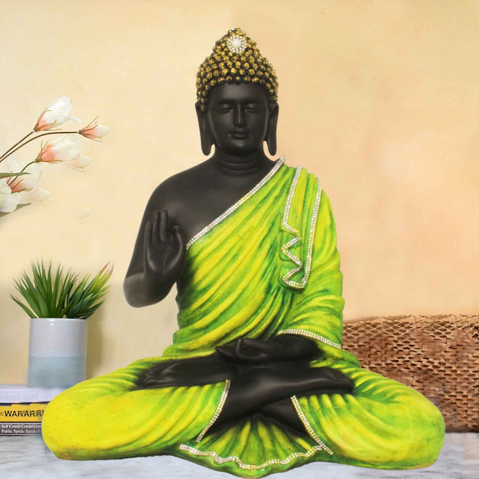 Blessing Gautam Buddha idols for gift Jewellery Decorated 56 cm G57GX1267KHNMZ