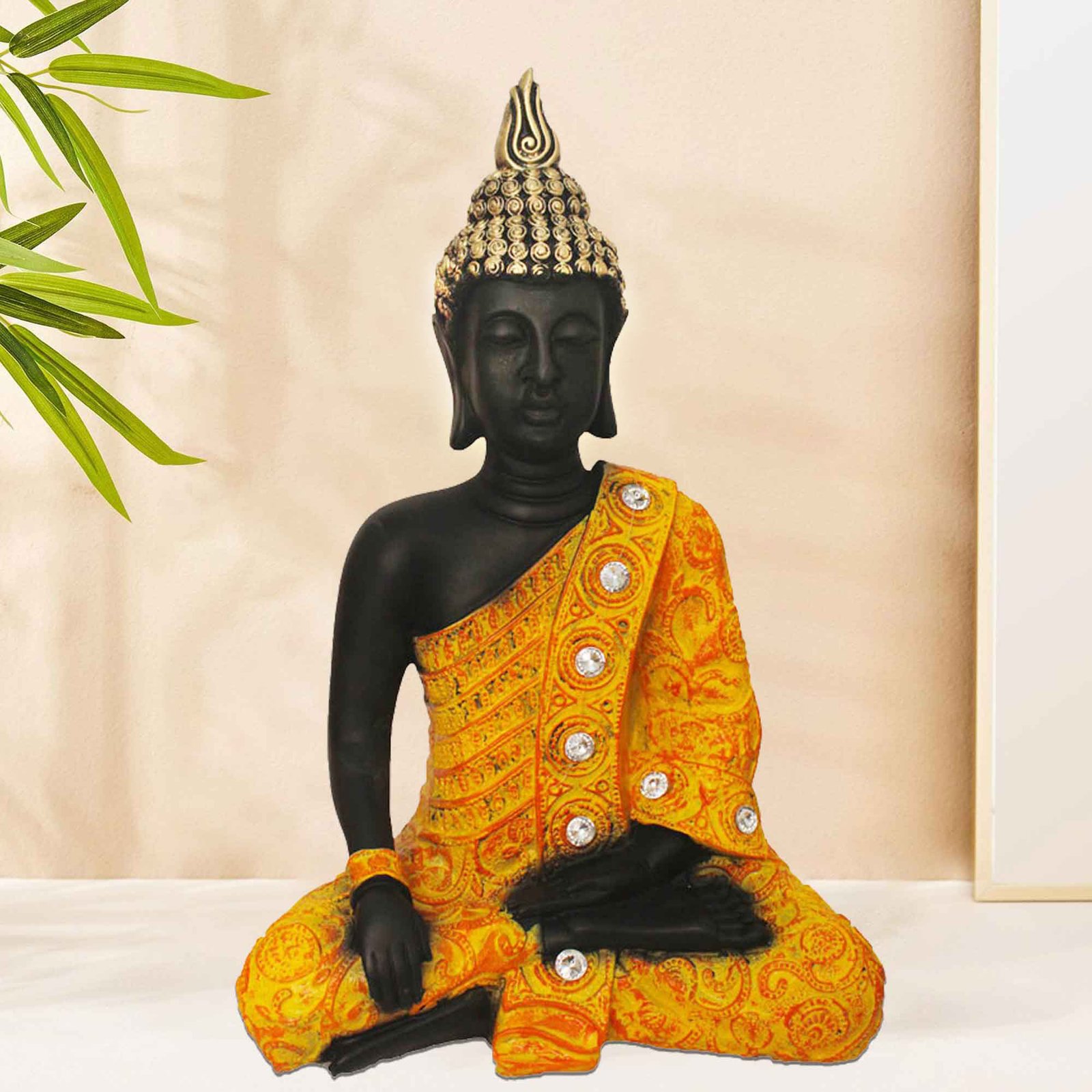 Samadhi Buddha fengshui items for home decor Jewellery Decorated 38 cm G57GX1285KOMMZ