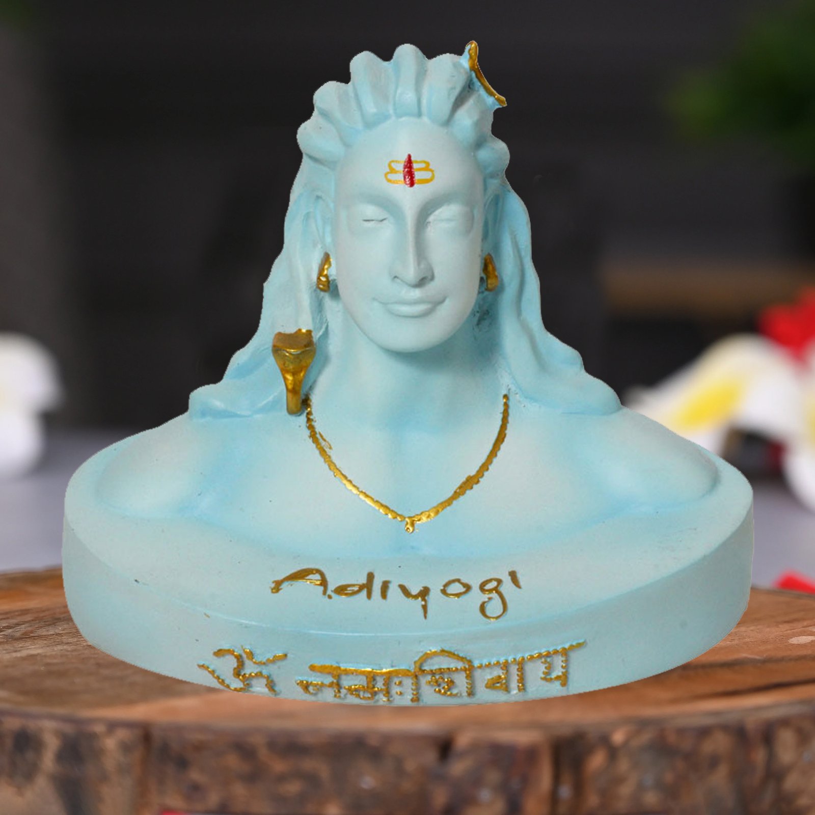 Adiyogi Shiv showpiece for home decor living room Matte Finish 14 cm G57GX1306QGLMX