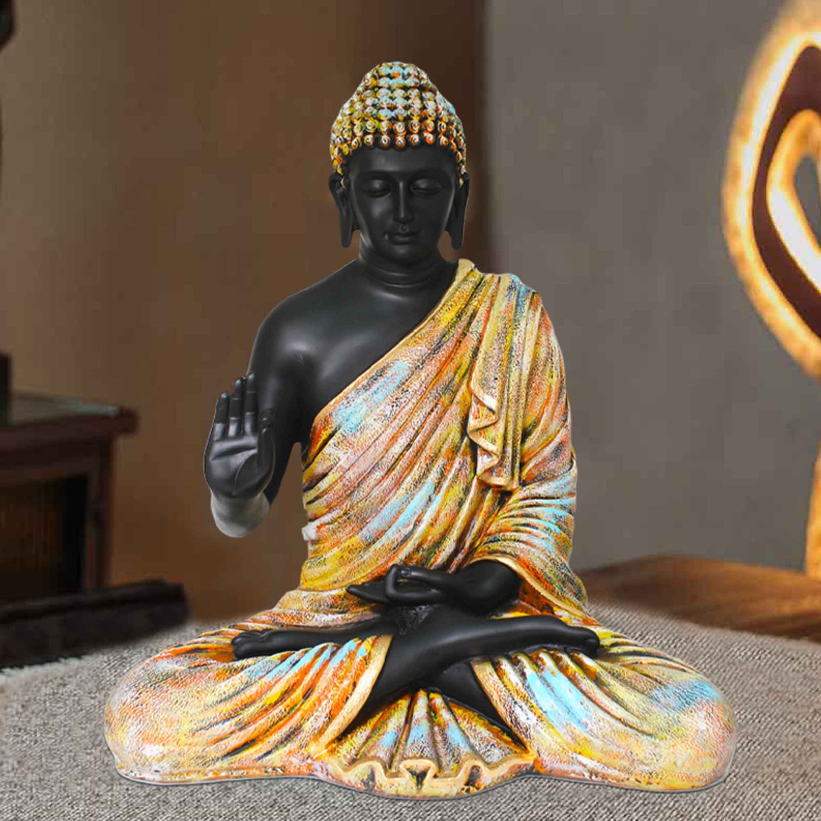 Blessing Lord Buddha murti for gift Matte Finish 36 cm G57GX1307KMNMX